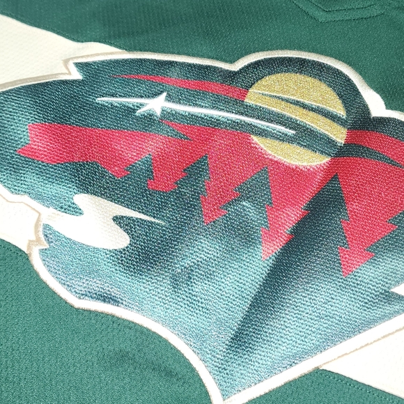 FANATICS EUC WOMEN'S SIZE MEDIUM MINNESOTA WILD NHL "FIALA" TEAM JERSEY - Picture 3 of 8